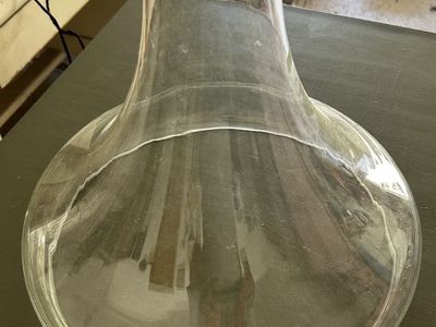 Large lovely Clear glass Lamp Shade