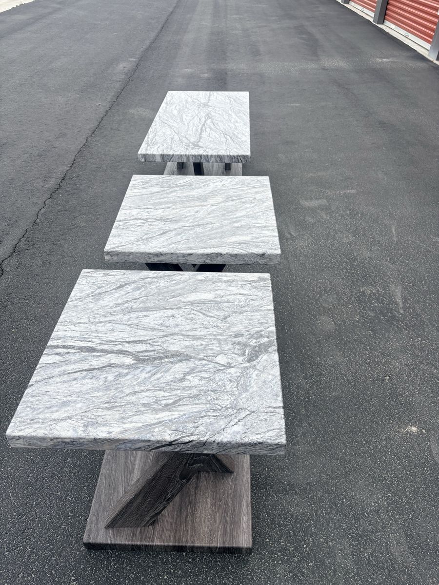 New Ashley Marble Top Tables