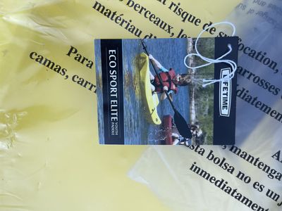 Lifetime Wave Youth Kayak - ECO Sport Elite Paddle Included - Yellow