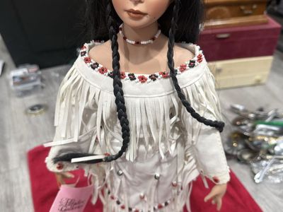 “Swirling Waters” Porcelain Doll