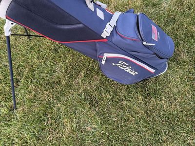 Titleist Players 4 Carbon Stand Bag - Limited Edition USA Stars & Stripes, Navy/Red/White