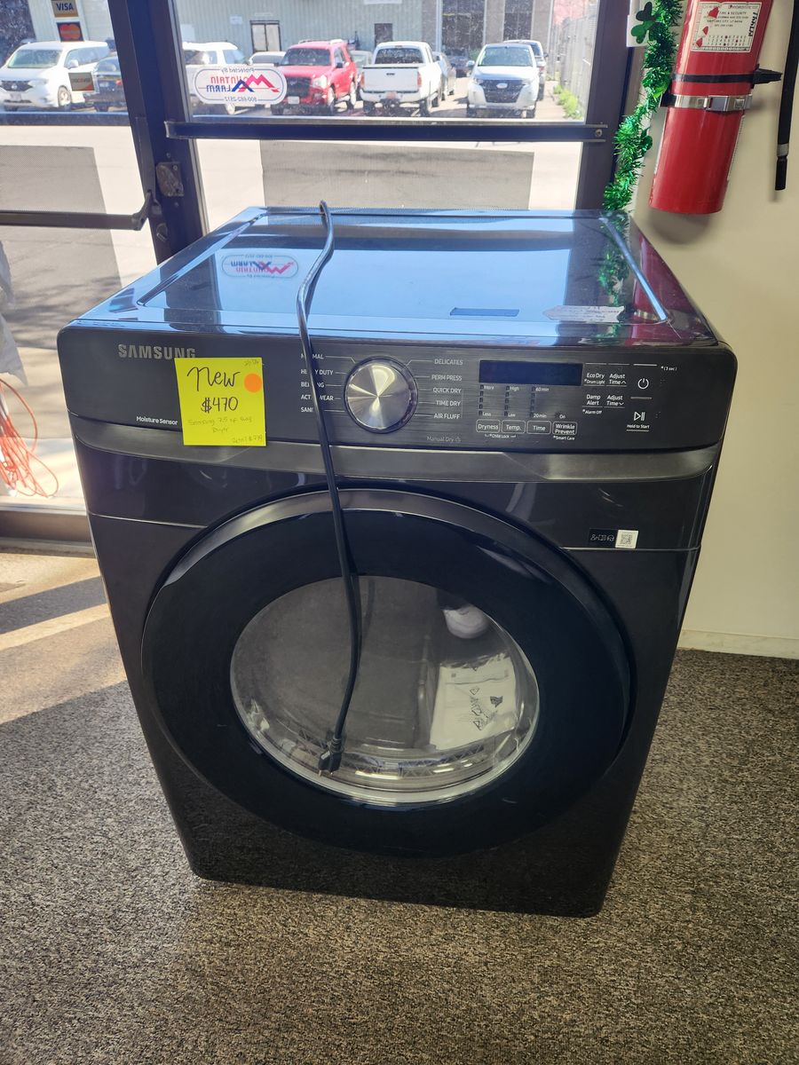 BRAND NEW! SAMSUNG 7.5 CF GAS FRONTLOAD DRYER!
