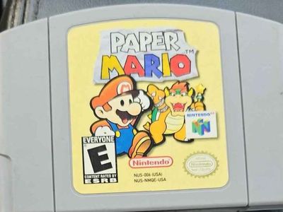 Paper mario Nintendo 64 game