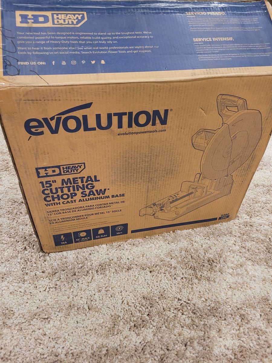 Evolution - S380CPS - 15" CHOP SAW
