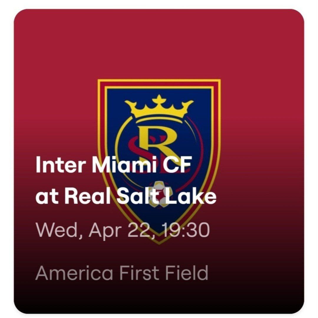 3 Tickets Inter Miami vs RSL