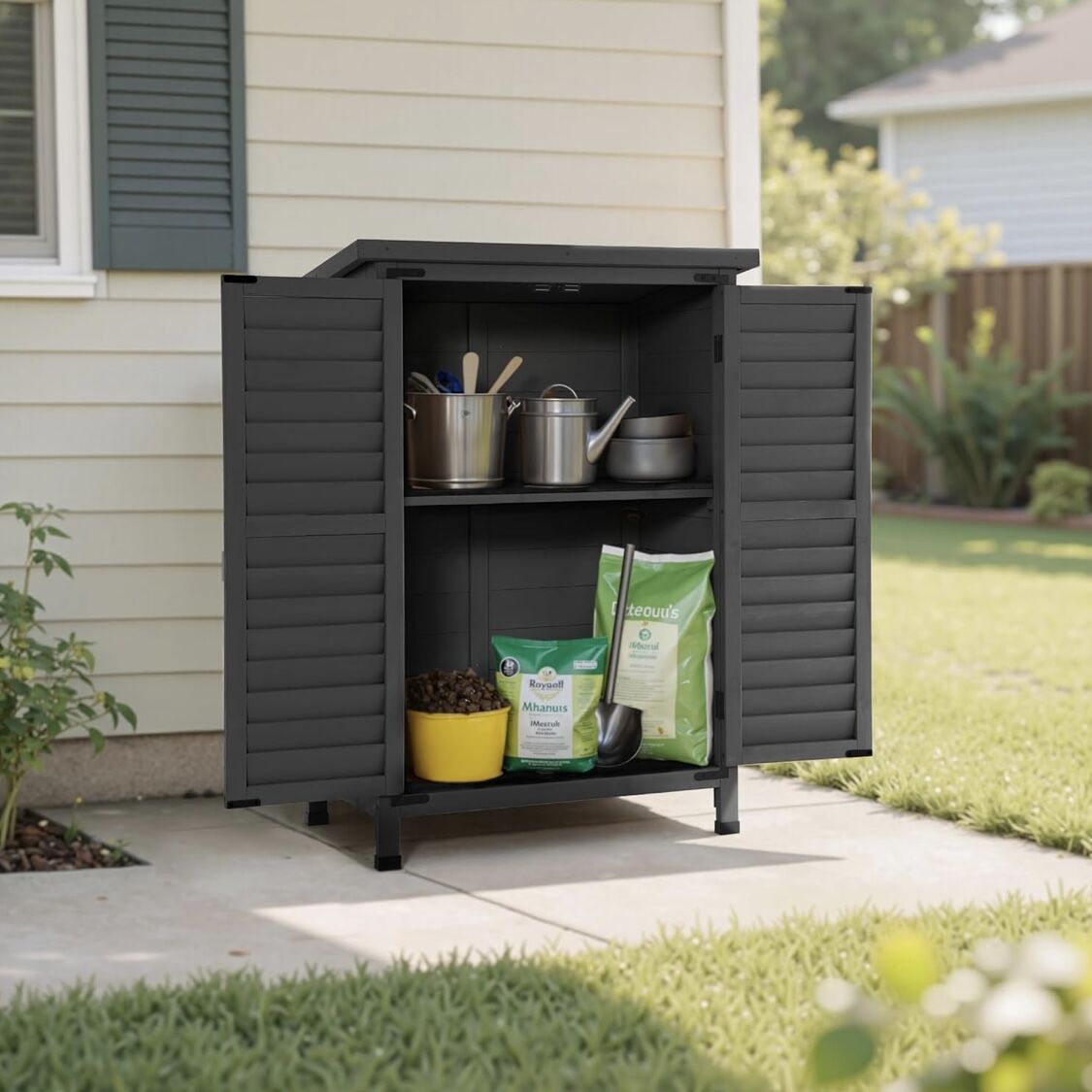 MCombo Outdoor Garden Storage Cabinet - Brand New