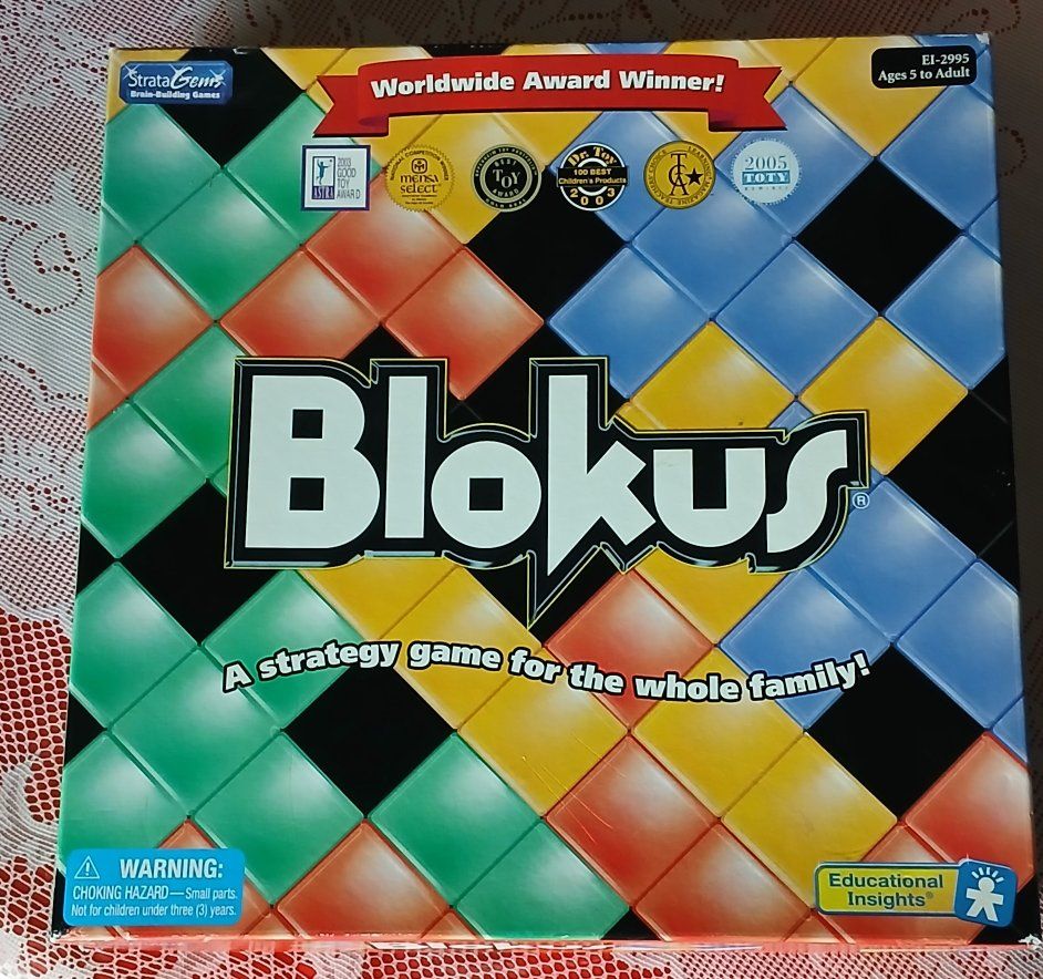 Blokus Strategy Game by Educational Insights - Worldwide Award Winner, Ages 5 to Adult, Complete