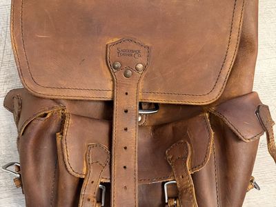 Saddleback Leather Backpack w/ pouches