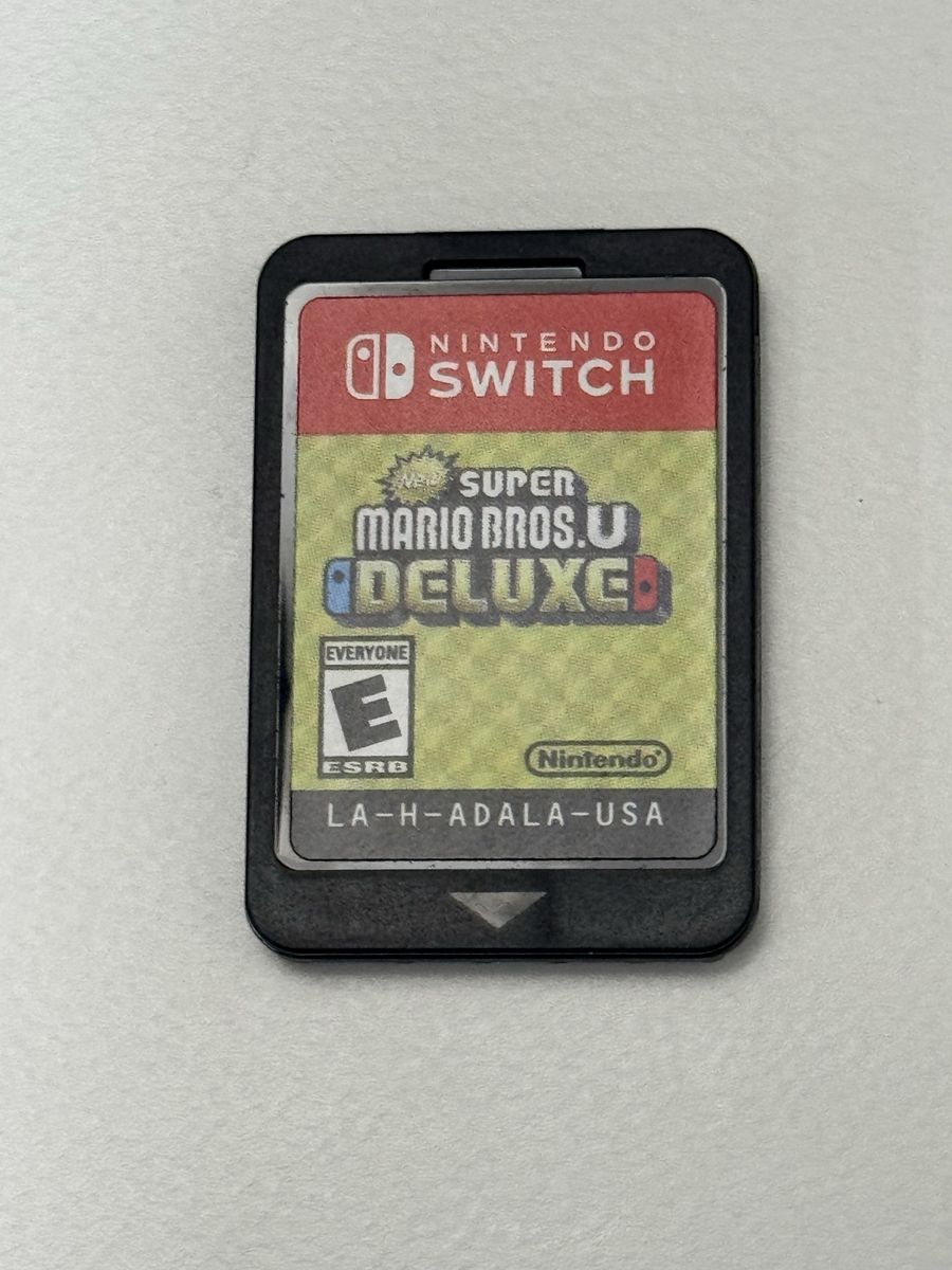 Nintendo Switch Game / Super Mario Bros U Deluxe / Good Condition 