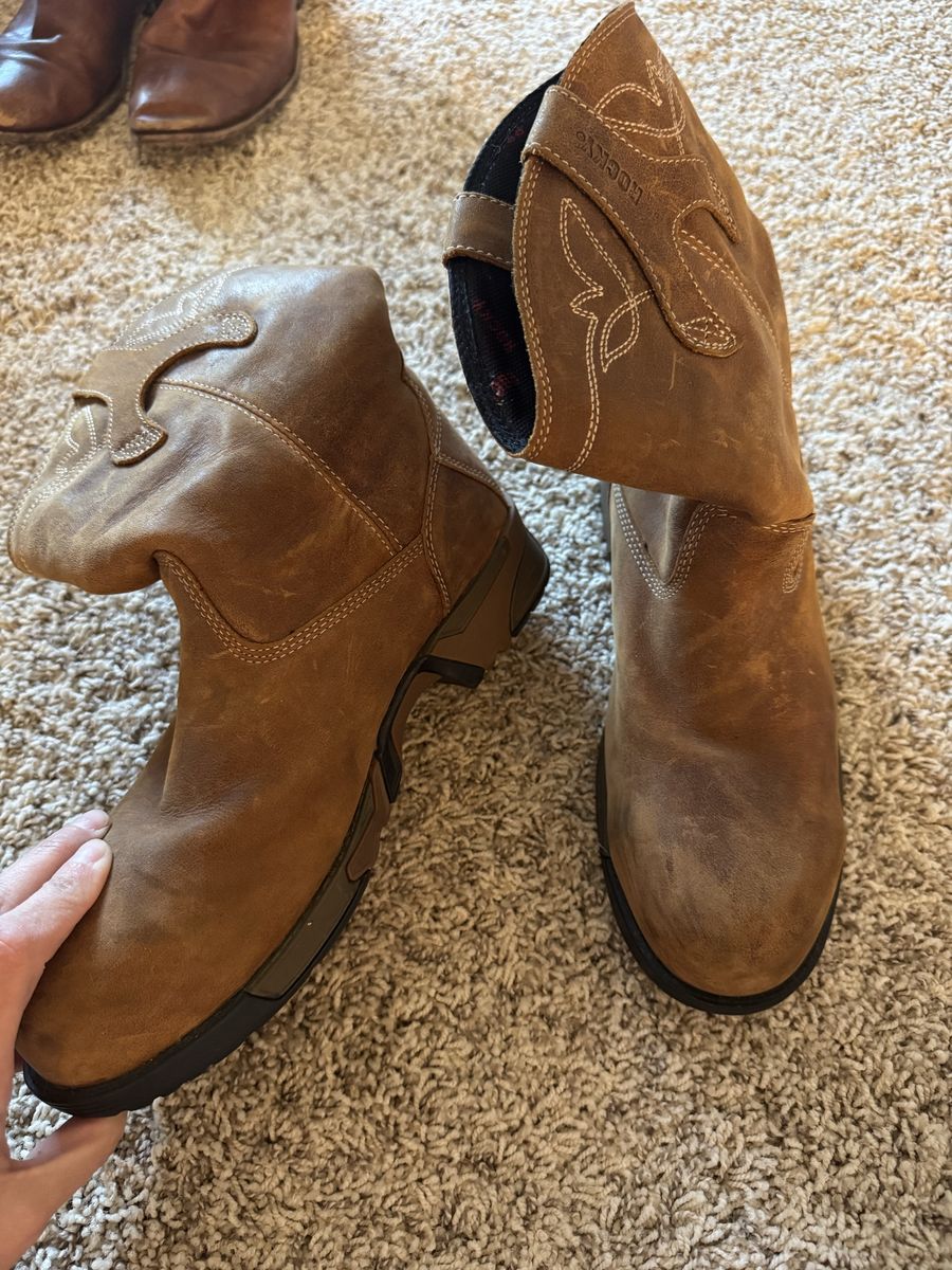 Rocky Cowboy Boots NWOB W9