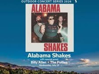 4 VIP Reserved Lawn Alabama Shakes Billy Allen + The Pollies