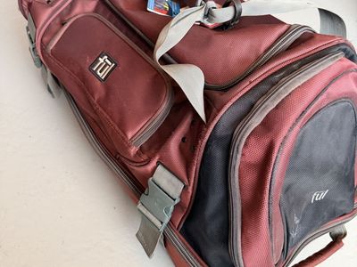 FÜL Workhorse 30 Inch Split- level Rolling Duffel Bag with Retractable Handle