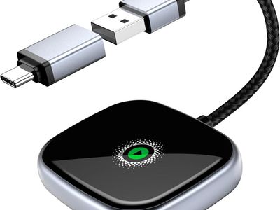 NEW Wireless CarPlay Adapter, Wireless Car Screen Adapter for iPhone-Easily Upgrade Wired CarPlay (iOS 10 and Above)