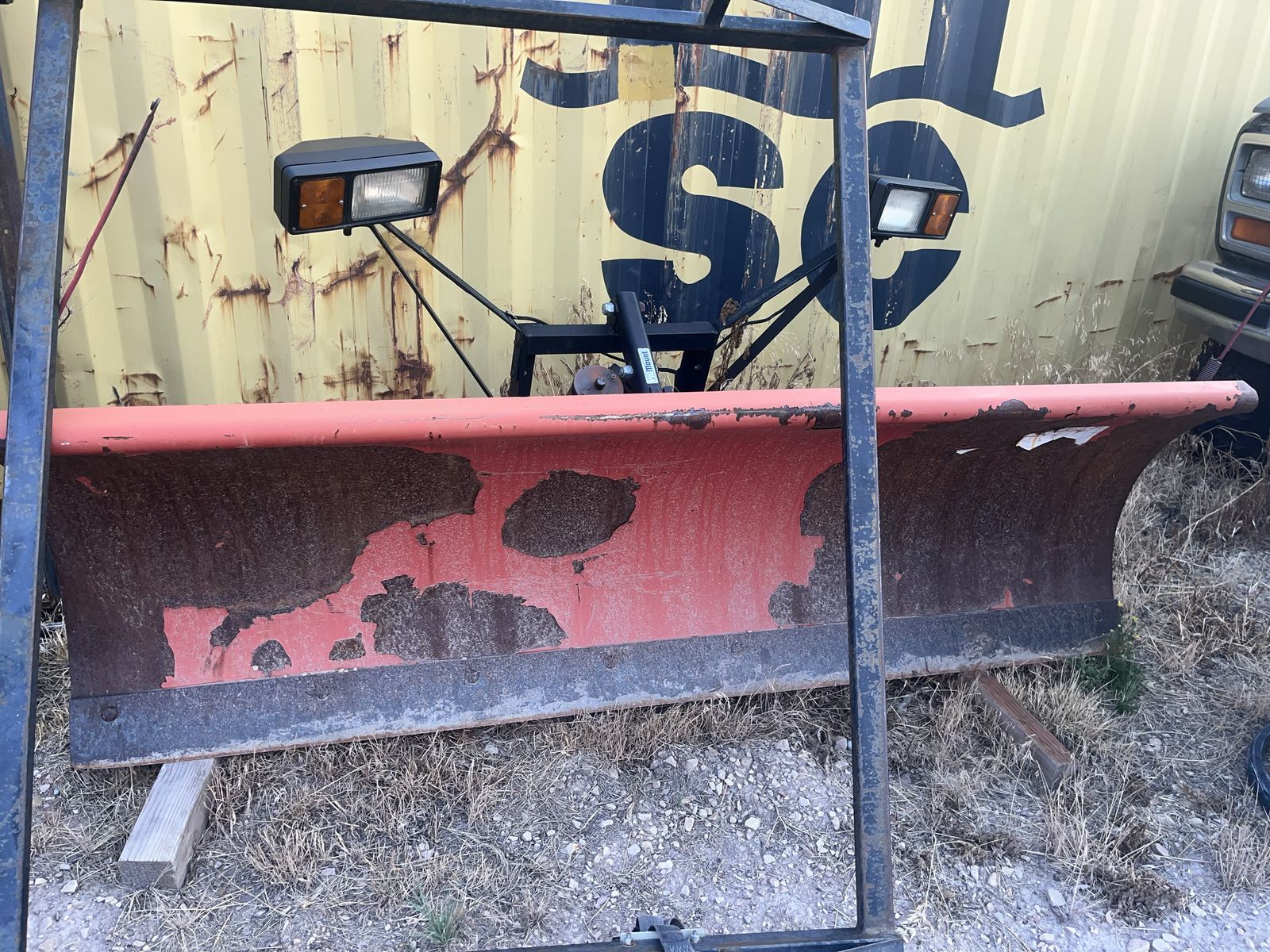 90" Snow plow w/ mount and controller