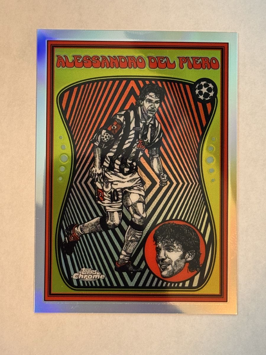2025 Topps Chrome Alessandro del Piero Ultra Violet #UV-15