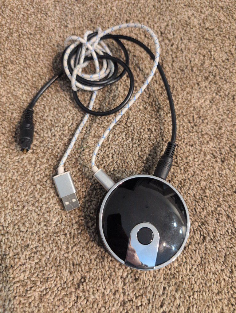 Digital/Analog Audio to Bluetooth Converter DAC - Coaxial Optical to 3.5mm Jack with Cables