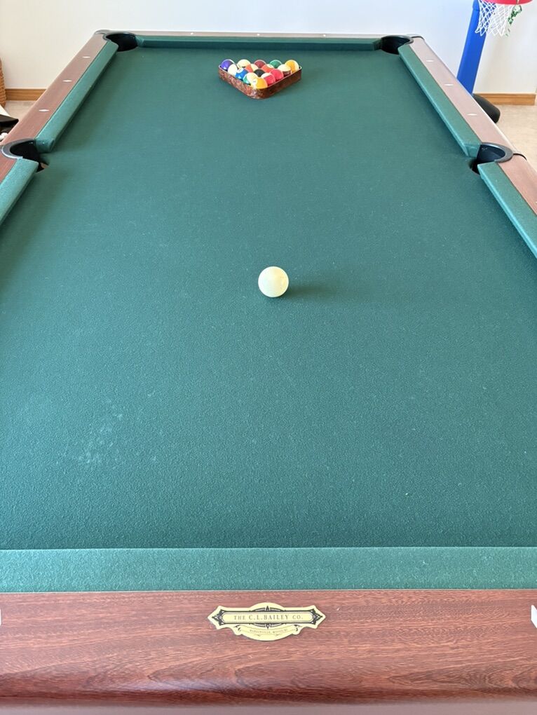 Pool (Billiards) Table - C.L Baily Co Addison