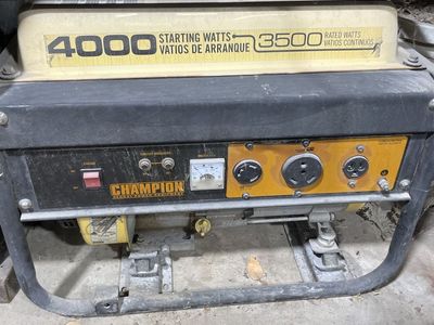 Champion 4000/3500 Watt Portable Generator