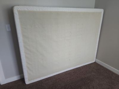 Queen Size Box Spring / Foundation – Good Condition – Foam Mattress Included – $49 OBO