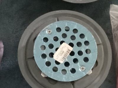 2x 5.25" Round Floor Drain Grate Shower Replacement Covers, Metalllll
