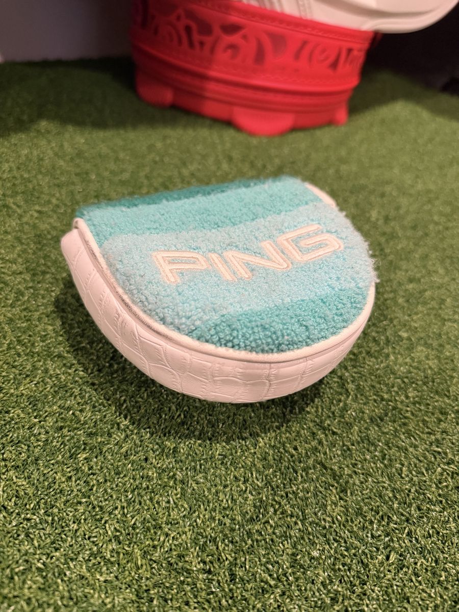 PING Coastal Susnset Mallet Putter Headcover Chenille/Alligator
