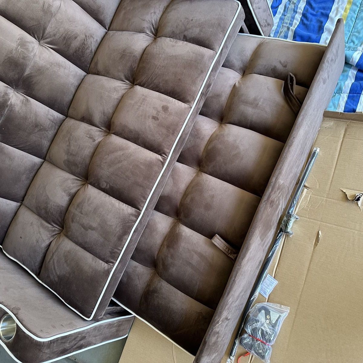 3-in-1 Loveseat Sleeper Sofa 55.5" - AKA Perfect Kids Couch