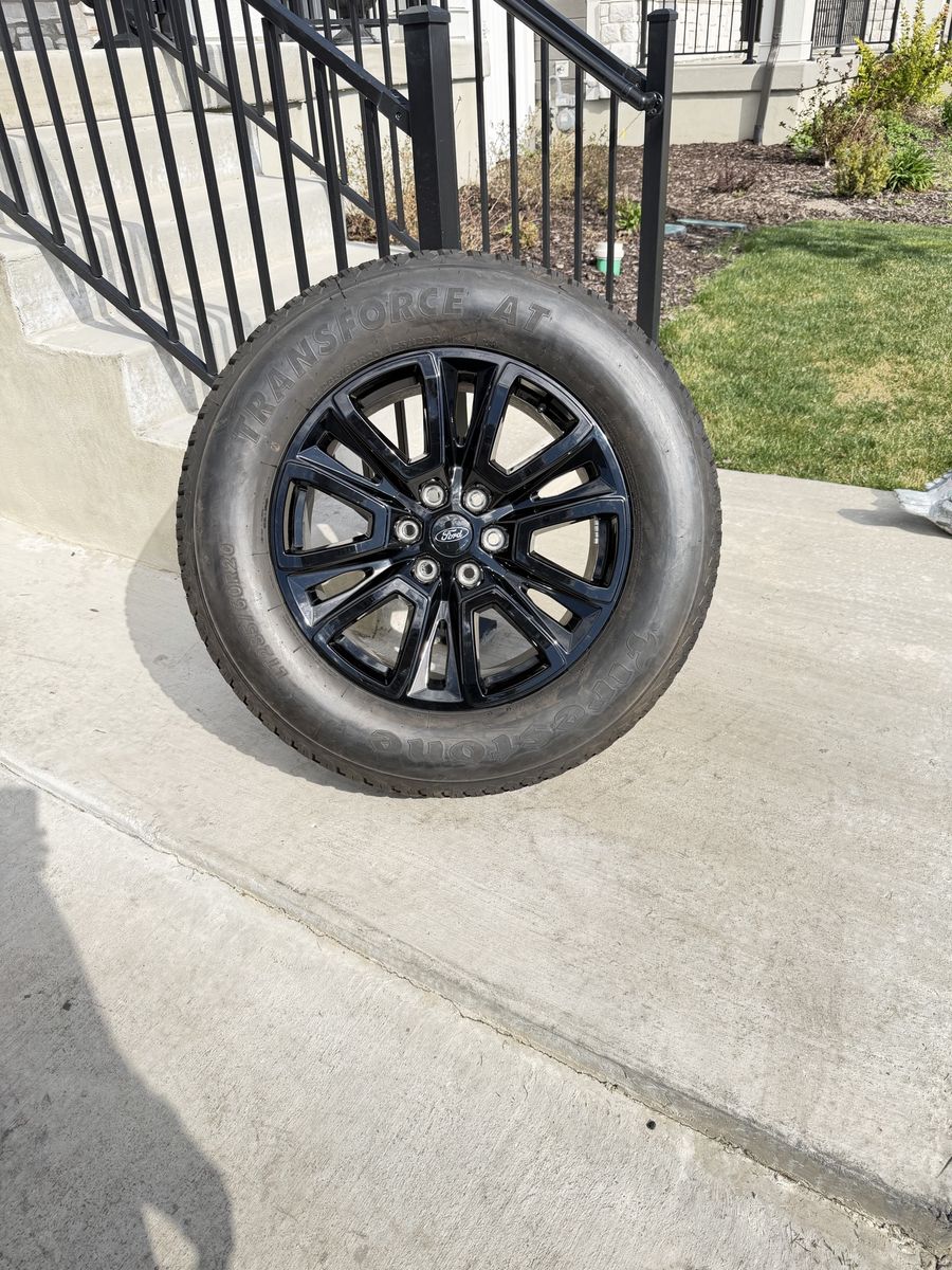 Ford F150 Rims and Tires 285/60R20 Firestone