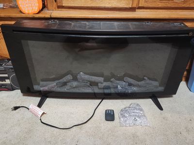 Electric Fireplace with Remote