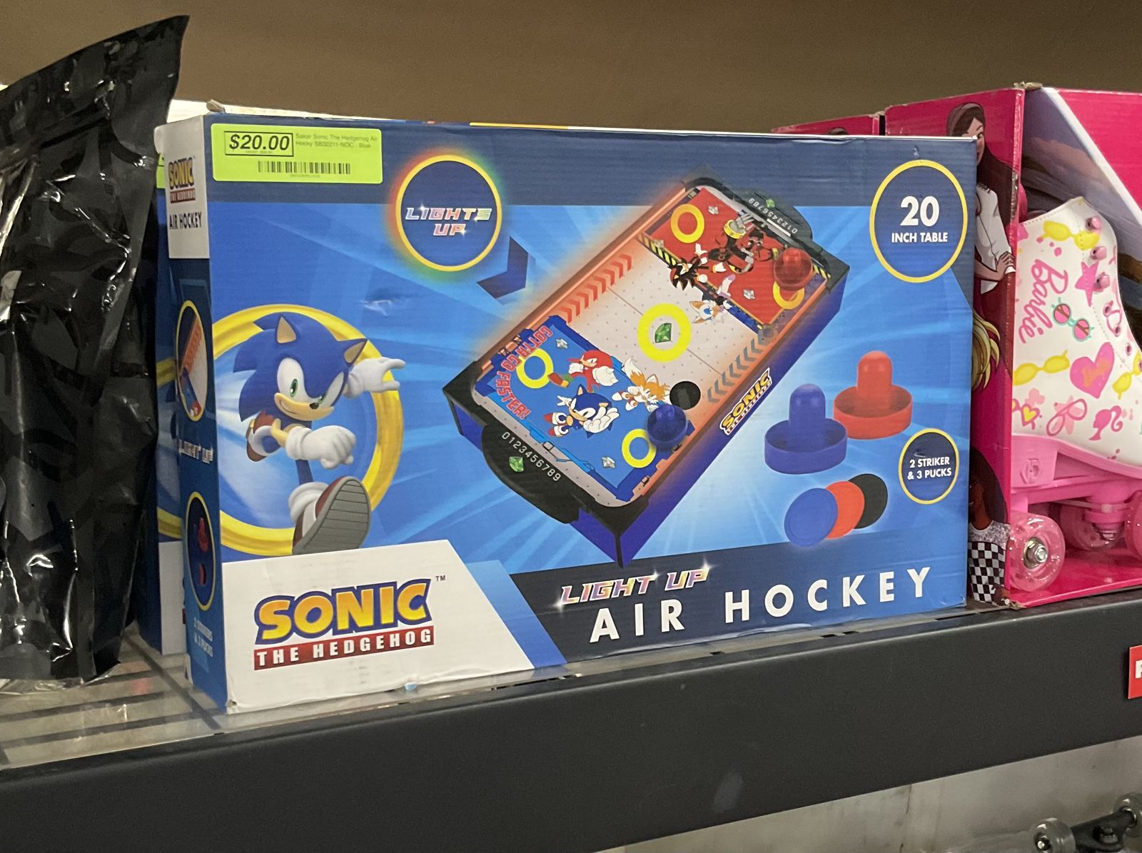Sakar Sonic Light-Up Tabletop Games