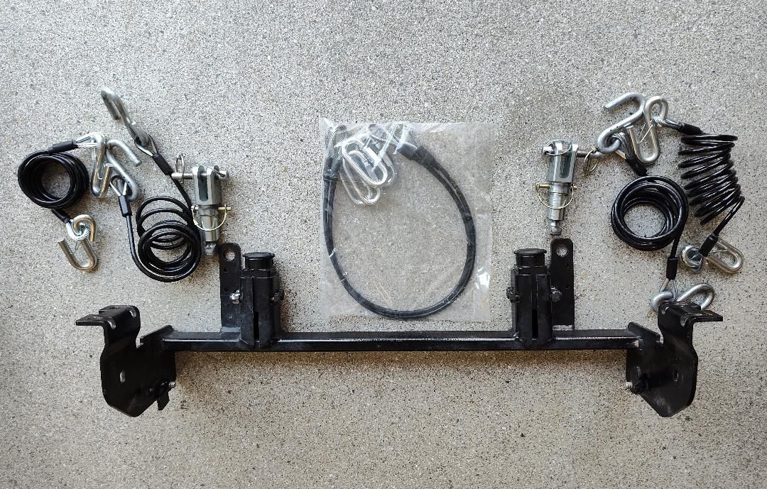 etrailer Tow Bar Base Plate for Jeeps  - Removable Arms - e98948