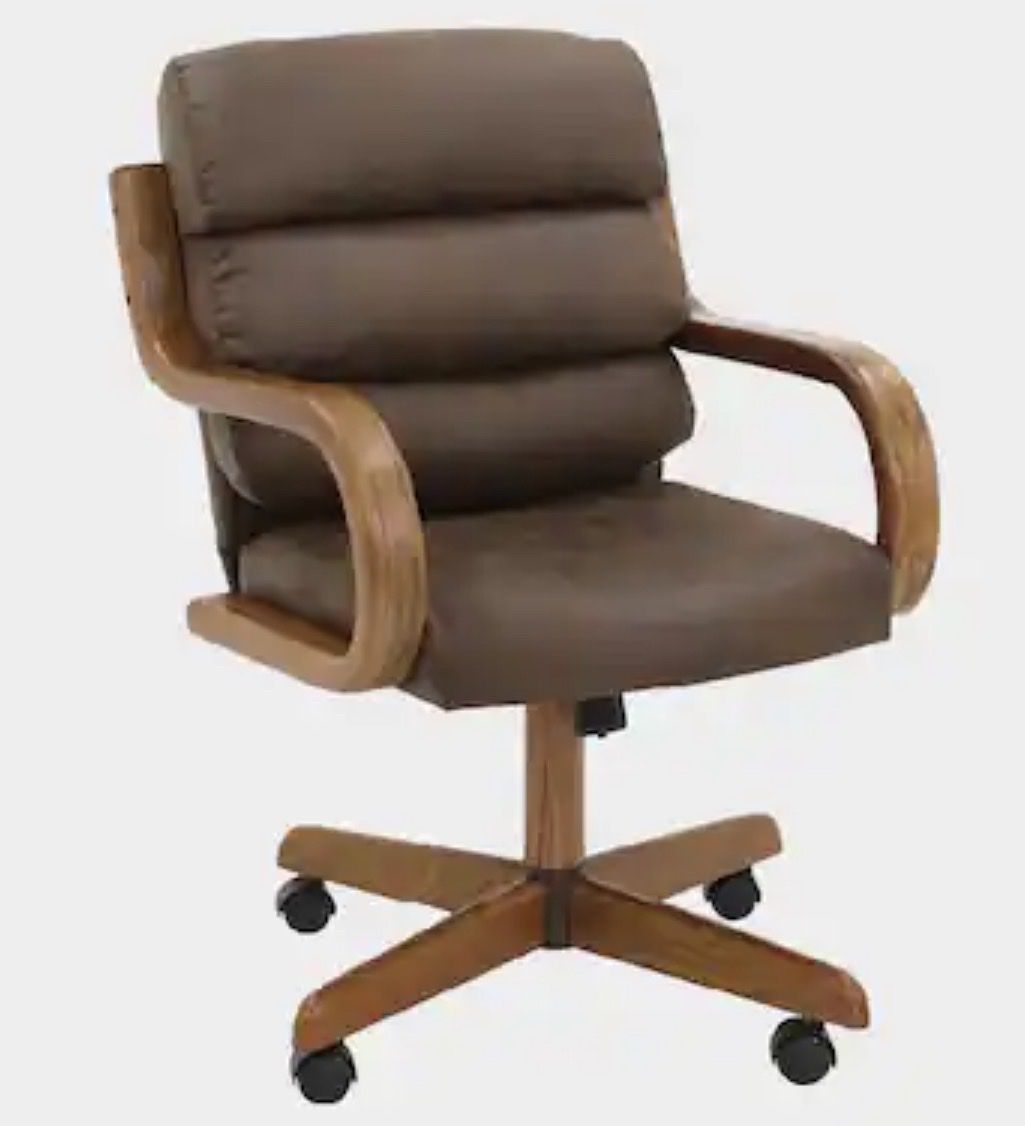 Swivel-Tilt Caster Casual Dining Chair in MOCHA Mi