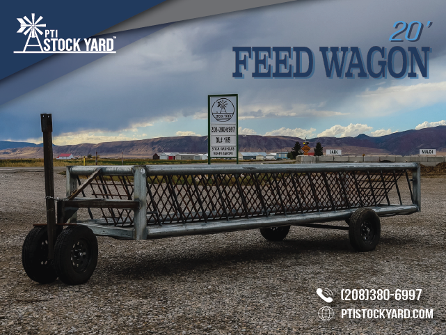 Heavy Duty Mobile Livestock Feed Wagon