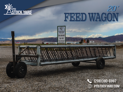 Heavy Duty Mobile Livestock Feed Wagon