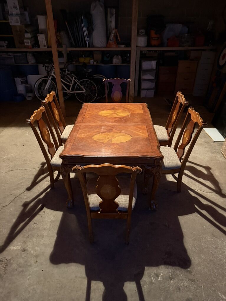 Table And 6 Chairs