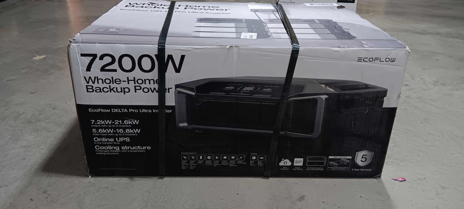 EcoFlow DELTA Pro Ultra Inverter 7200W Whole-Home Backup Power - New