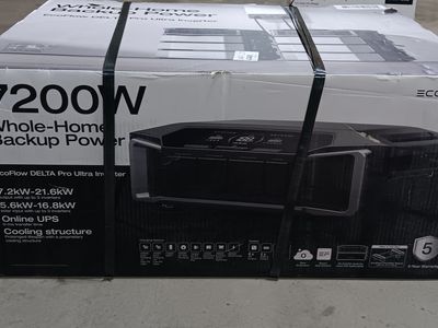 EcoFlow DELTA Pro Ultra Inverter 7200W Whole-Home Backup Power - New
