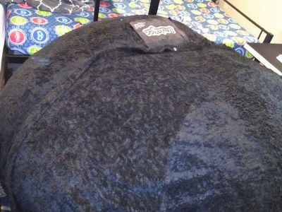 Lovesac Movie Sac 5-Foot Giant Bean Bag Chair - Black Phur Cover, Ultrasoft