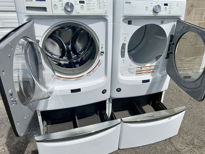 Maytag Electric Set On Pedestals,free Delivery