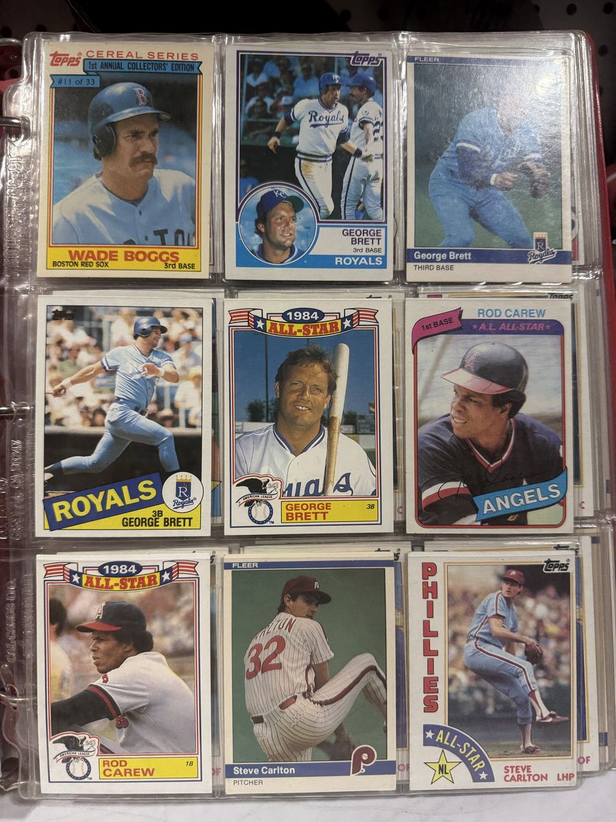 80s & 90s Baseball, Football, Basketball Cards