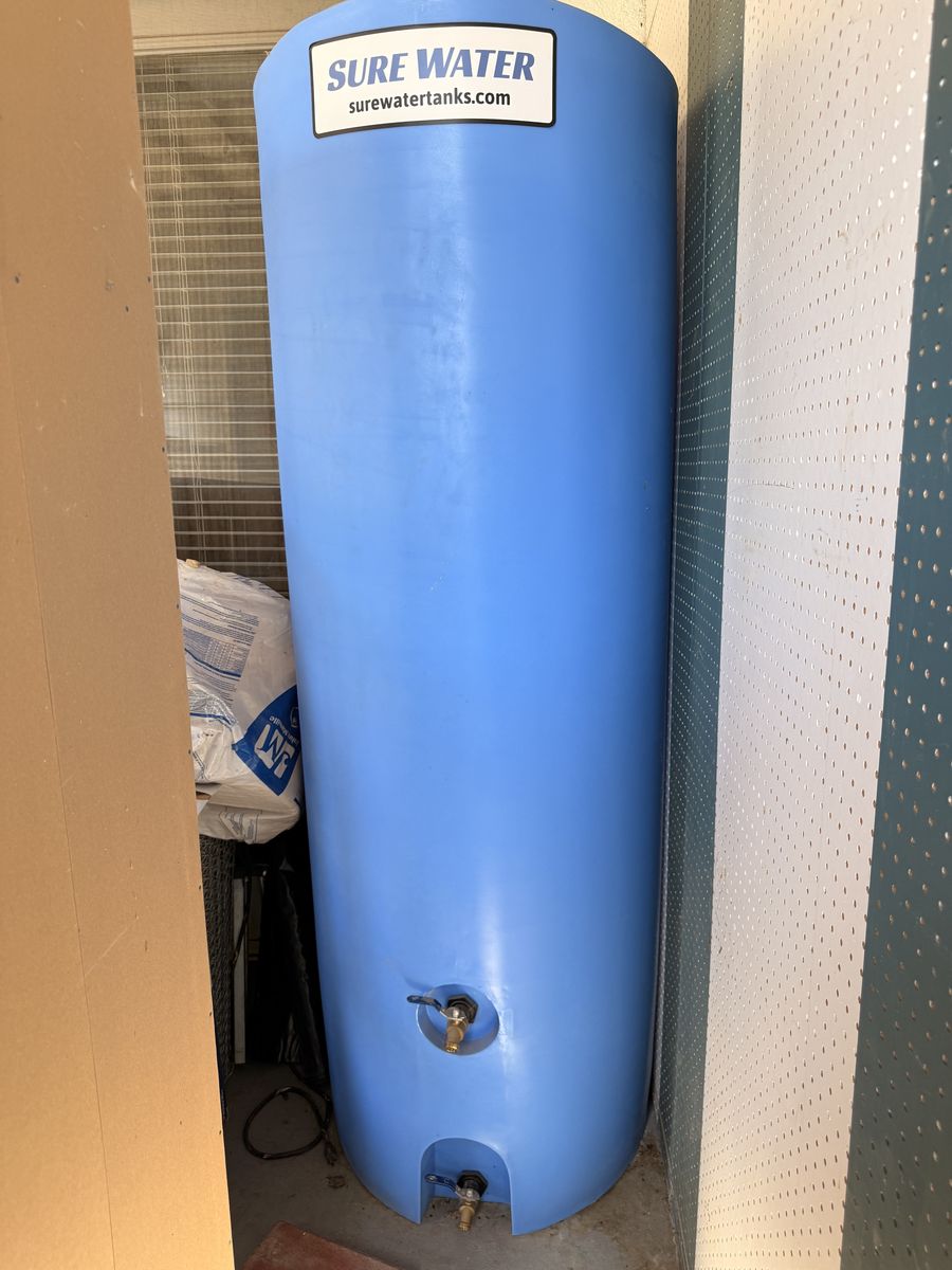 260gal  SureWater Plastic Emergency Water Tank