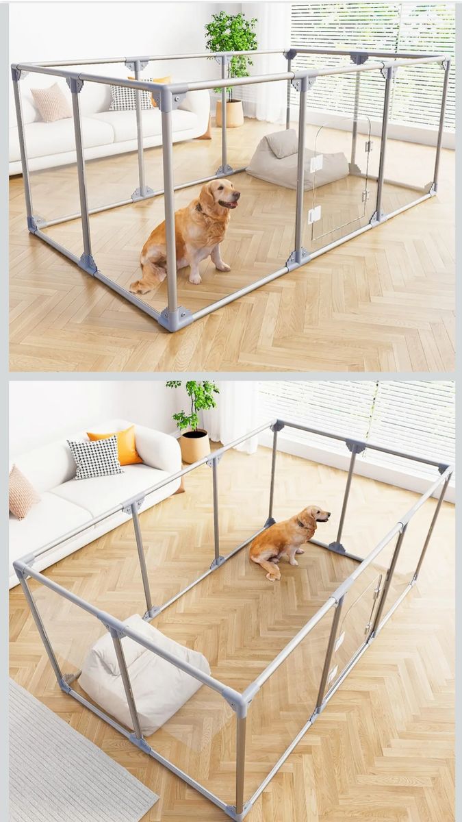 NEW 10 Panel Acrylic Dog Playpen with Door