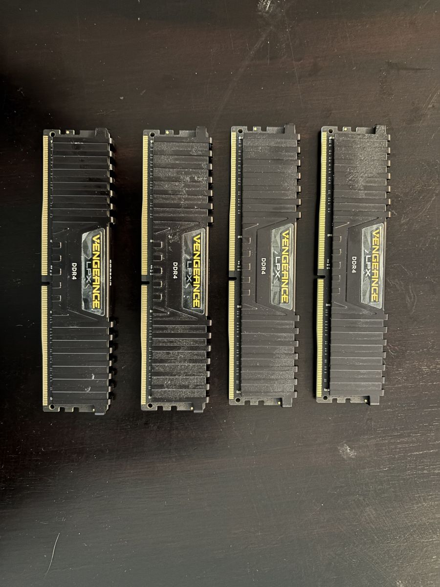 Corsair Vengeance LPX 16GB (4x16GB) DDR4 RAM 3200MHz Desktop Memory Kit Black