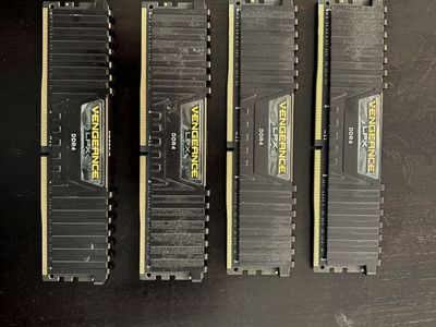 Corsair Vengeance LPX 16GB (4x16GB) DDR4 RAM 3200MHz Desktop Memory Kit Black