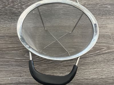 Large Stainless Steel Mesh Strainer Colander with Handles