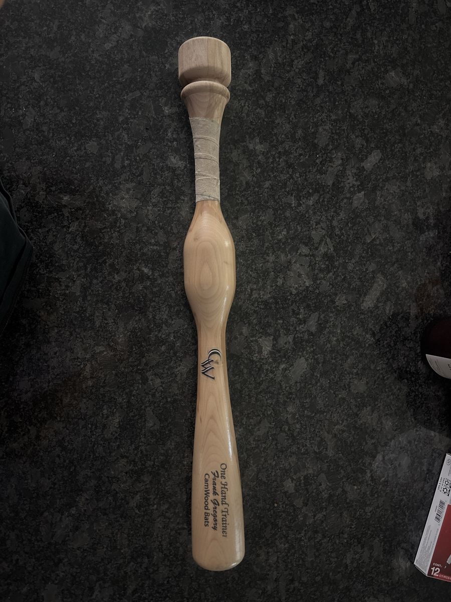 CamWood Bats One Hand Trainer Frank Gregory Wood Baseball Training Bat
