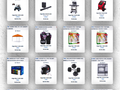HUGE Online Auction - Electronics, Tools, Toys & Home Goods! Bidding starts at $5.00 Ends: Monday, May 18th @ 6:00 PM!