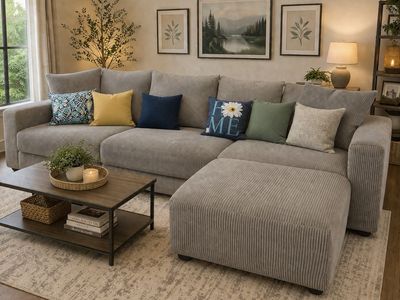4 piece Oversized Boneless sectional