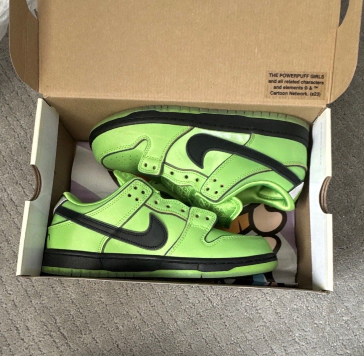 Nike SB Dunk Low Powerpuff Girls Buttercup
