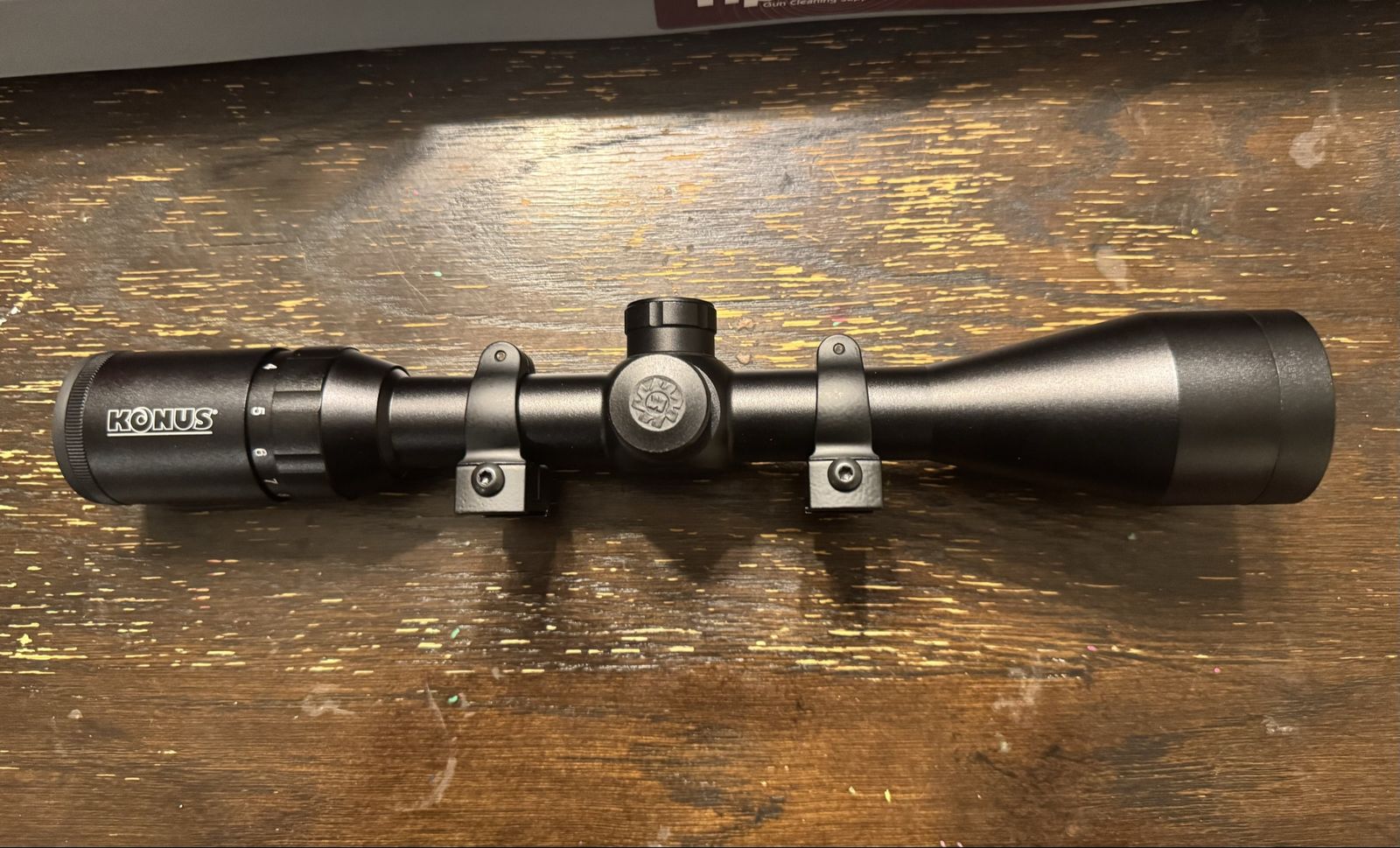 Konus Pro 3-10x44 Illuminated Reticle - NEW- w/Rings