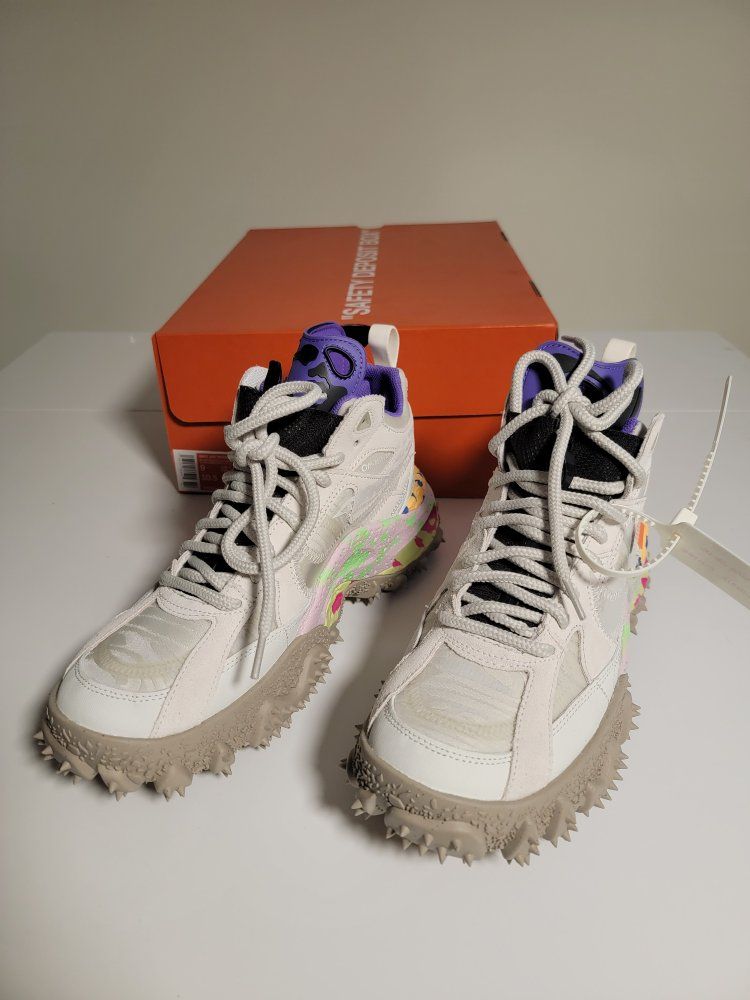 Nike x Off-White Air Terra Forma 'Summit White' Sneakers Size 9 Men's
